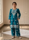 Bs 157 Reyon With Embroidery Work Kurti With Bottom